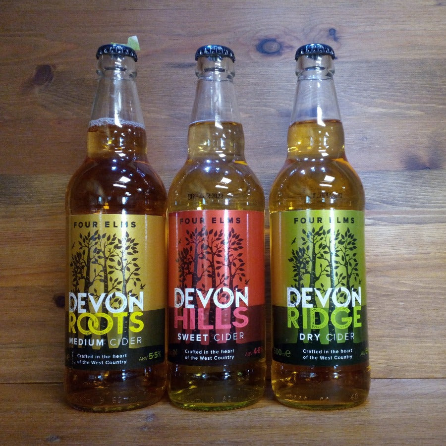 Four Elms Devon Roots Medium Dry Cider 500ml