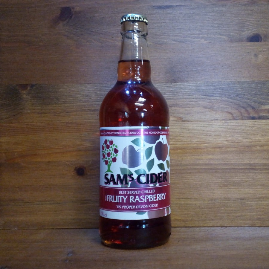 Sam's Cider Fruity Raspberry 4% ABV 500ml